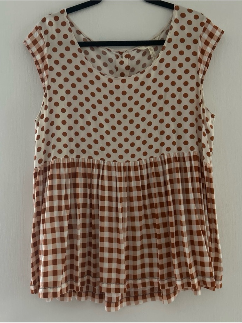 Matilda Jane feeling collegiate Peplum top size XL